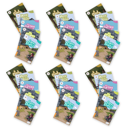 BiDee Phonics Decodable Readers  Series 2 Phase 1 - 6 Pack