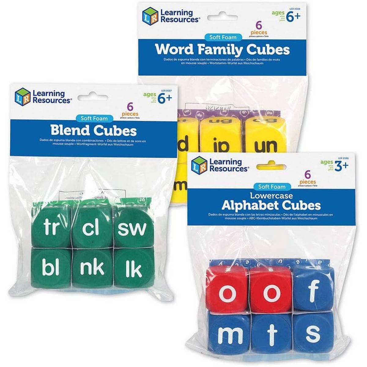Soft Foam Phonics Cubes Set