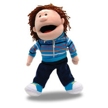 White Boy Hand Puppet with Moving Mouth