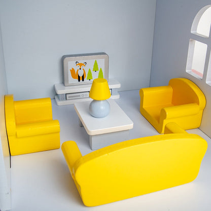 Tidlo Wooden Dolls House Bundle