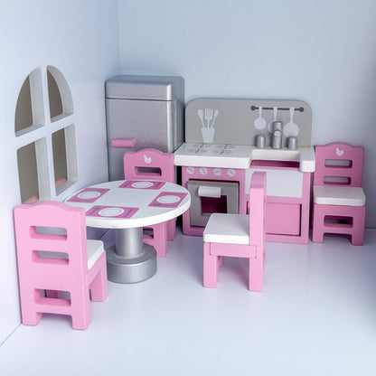 Tidlo Wooden Dolls House Bundle
