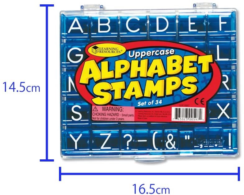 Uppercase Alphabet Stamps Set