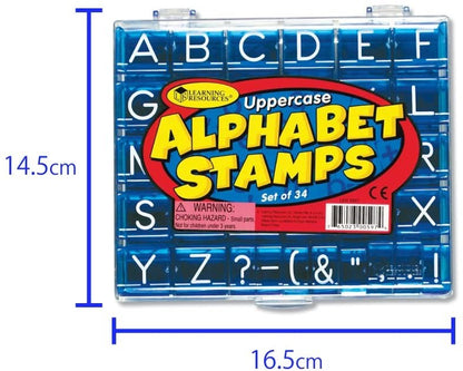 Uppercase Alphabet Stamps Set