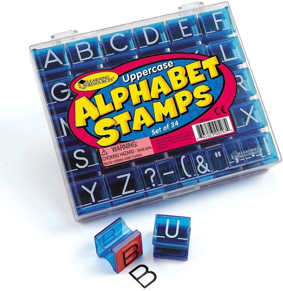 Uppercase Alphabet Stamps Set