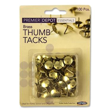 Concept 100 Brass Thumb Tacks