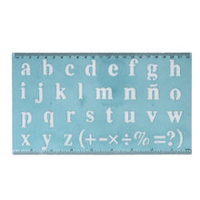 ** Alphabet Lettering Stencil