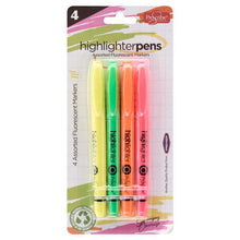 ProScribe Highlighter, Slim Barrel – Assorted Pack Of 4