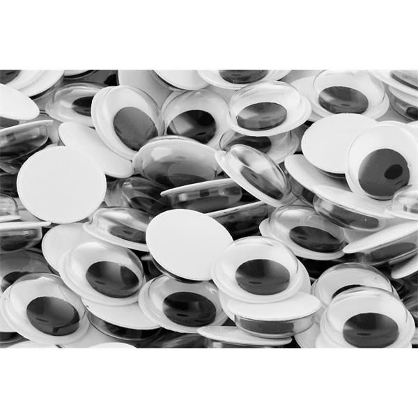 Self Adhesive Goggly Eyes 12mm Tub Of 1000