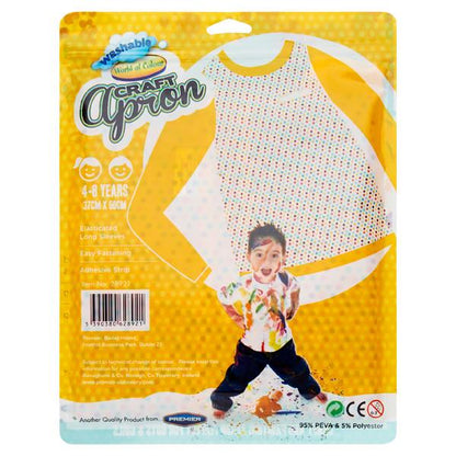 World Of Colour Art Apron Medium - Age 4-8 Years