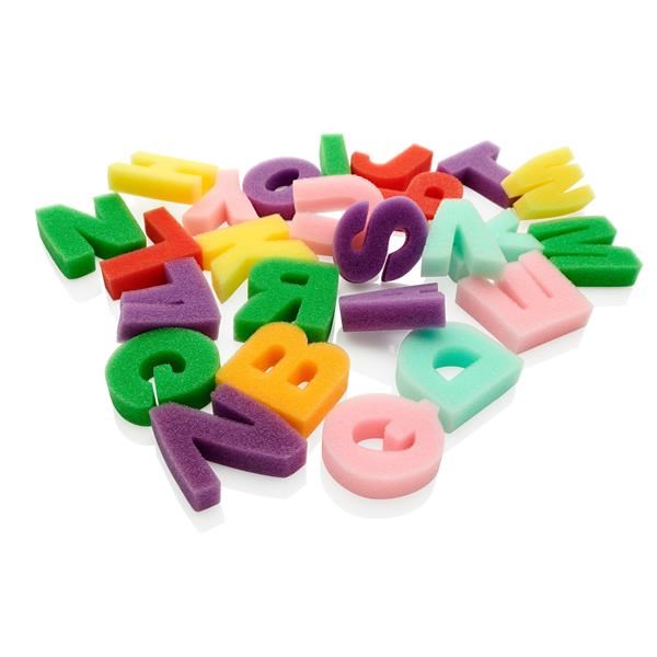 Alphabet Sponge Painting Set - Upper Case Letters