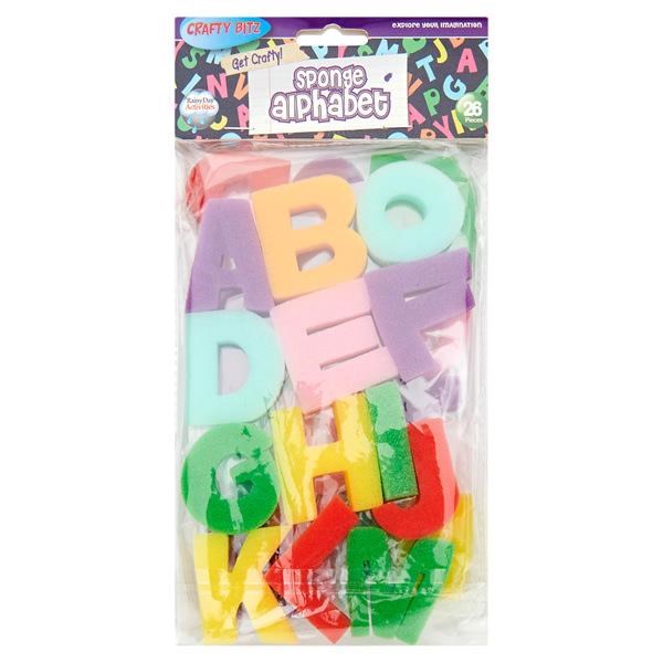 Alphabet Sponge Painting Set - Upper Case Letters