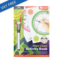 Ormond A5 Wipe Clean Activity Book -  Time