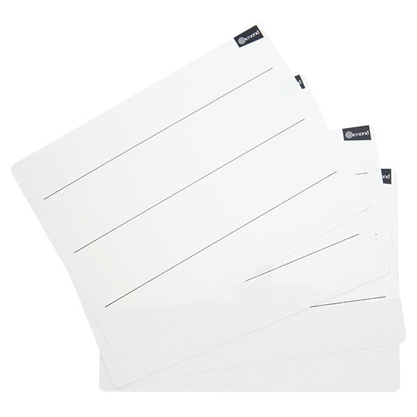 Ormond A4 Lined Whiteboards Pack Of 10