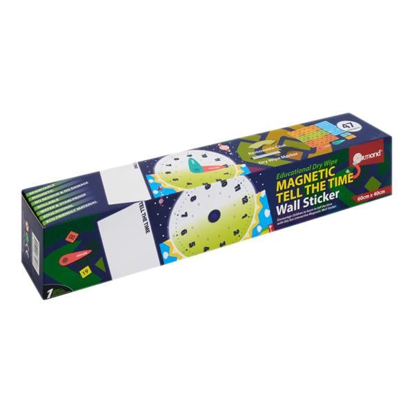 Magnetic Tell The Time Wall Sticker Chart