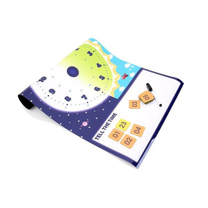 Magnetic Tell The Time Wall Sticker Chart