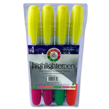 ProScribe Wallet Of 4 Assorted Highlighters