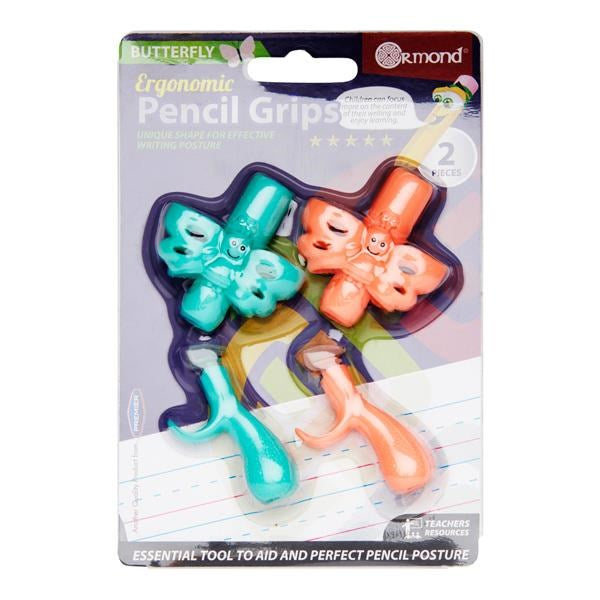 Ergonomic Pencil Grips - Butterfly Set of 2