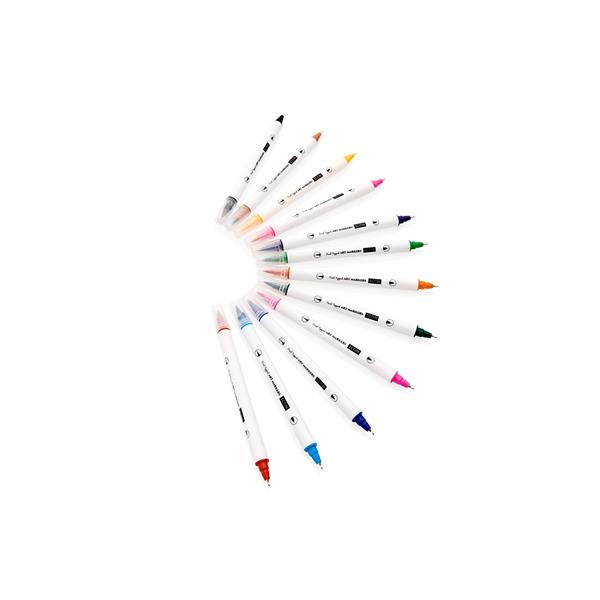 Icon Dual Tipped Art Markers - Pack of 12