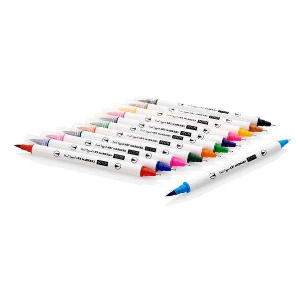 Icon Dual Tipped Art Markers - Pack of 12