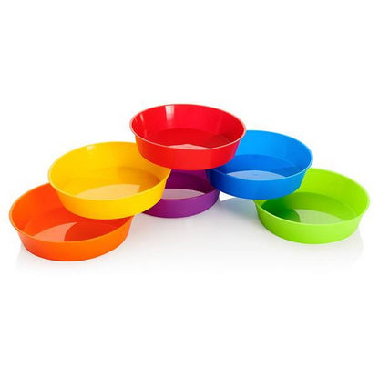 Coloured Sorting Bowls 13cm Pack of 6