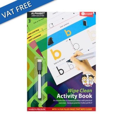**Ormond Wipe Clean Activity Book - Alphabet Lower Case Letters
