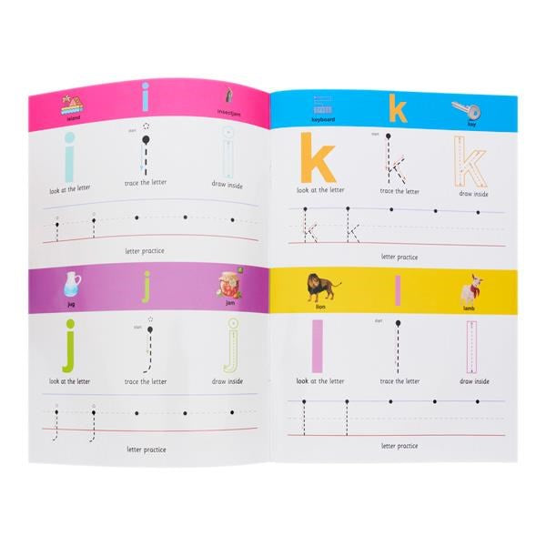 **Ormond Wipe Clean Activity Book - Alphabet Lower Case Letters