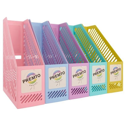 Premto File And Magazine Organiser Pastel Pack Of 6