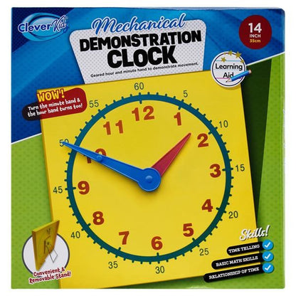 **Teacher 12 Hour Demonstration Clock 35cm