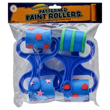 **World Of Colour Sponge Patterned Paint Rollers Set Of 4