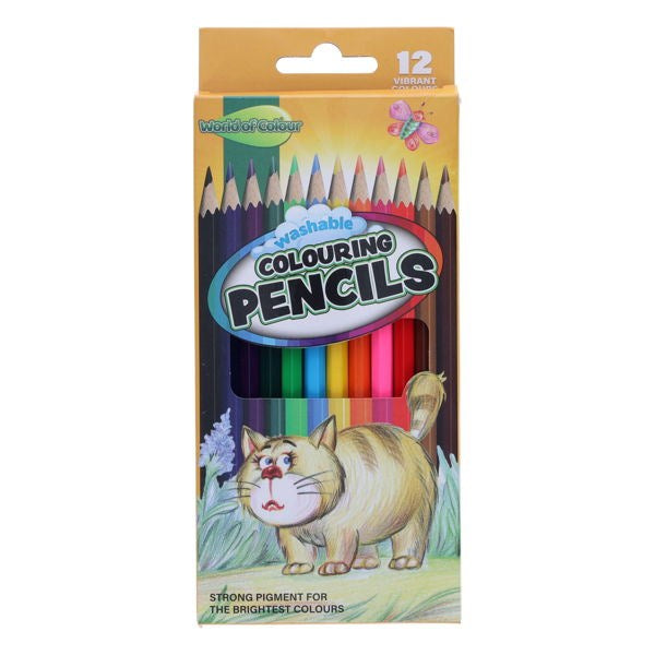 World Of Colour Colouring Pencils Full Size Pack Of 12