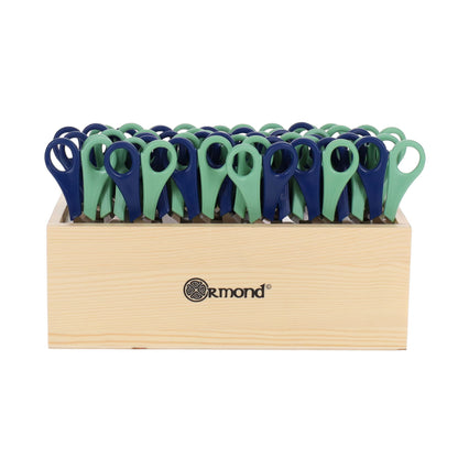 Ormond Classroom Collection School Scissors In Box - Right And Left Handed - Pack of 32