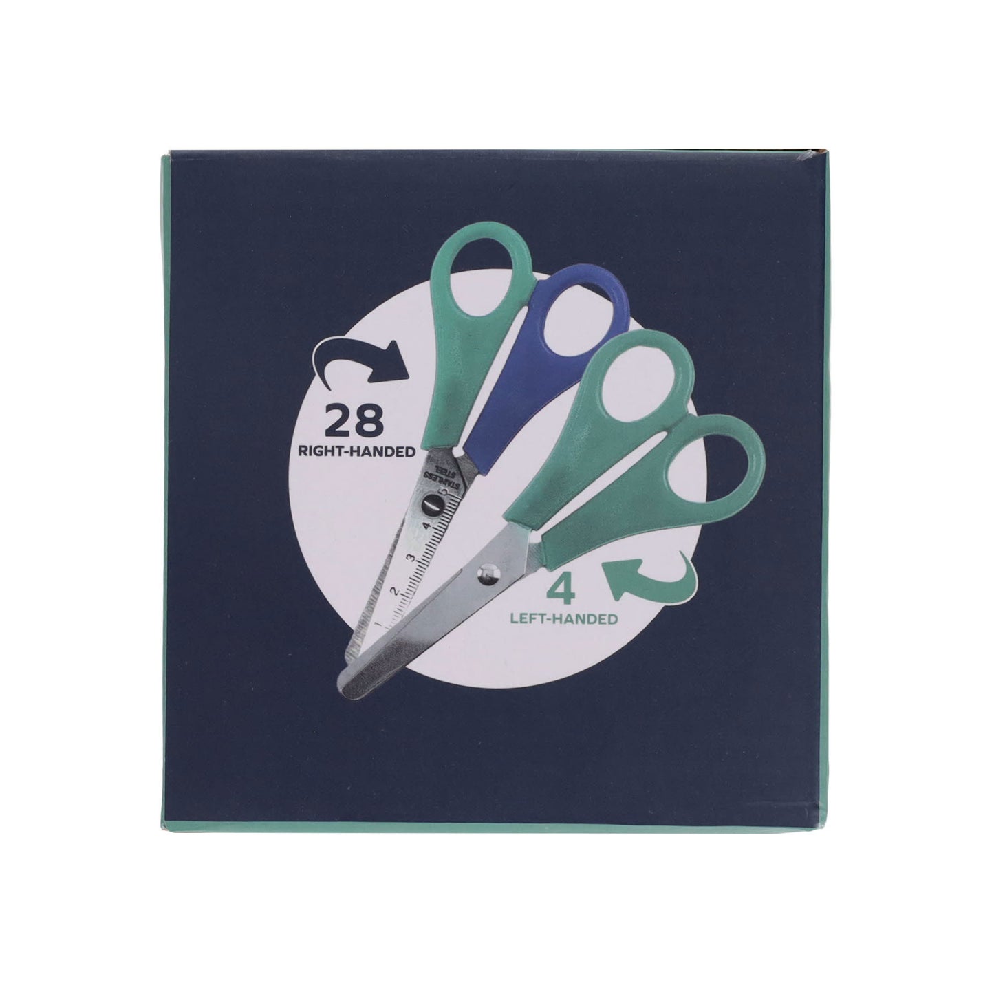 Ormond Classroom Collection School Scissors In Box - Right And Left Handed - Pack of 32