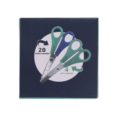 Ormond Classroom Collection School Scissors In Box - Right And Left Handed - Pack of 32