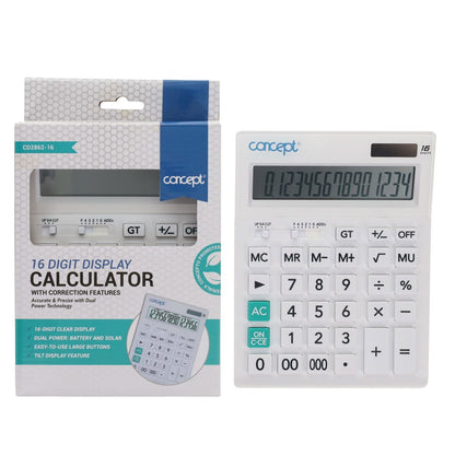 Concept 16 Digit Display Calculator