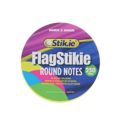 Stik.ie Post-It Round Sticky Notes 80 x 80mm