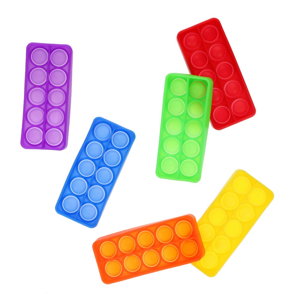 Fidget Fit Ten Frame Bubble Poppers Sensory Maths Tools Set of 6