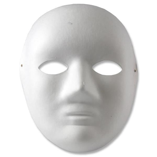 Plastic White Children Face Masks Pack Of 10