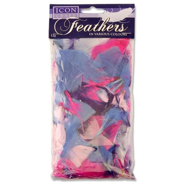 Icon Craft 12G Bag Feathers - Pastel