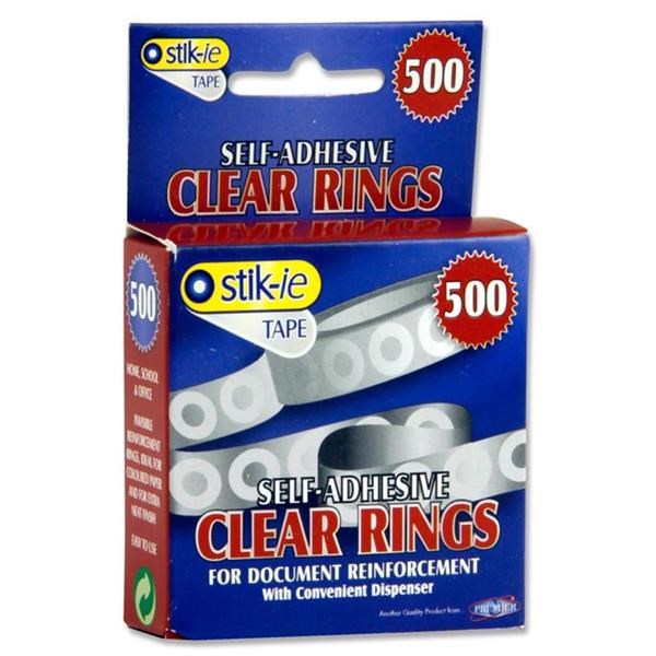 ** Box 500 Clear Reinforcement Rings