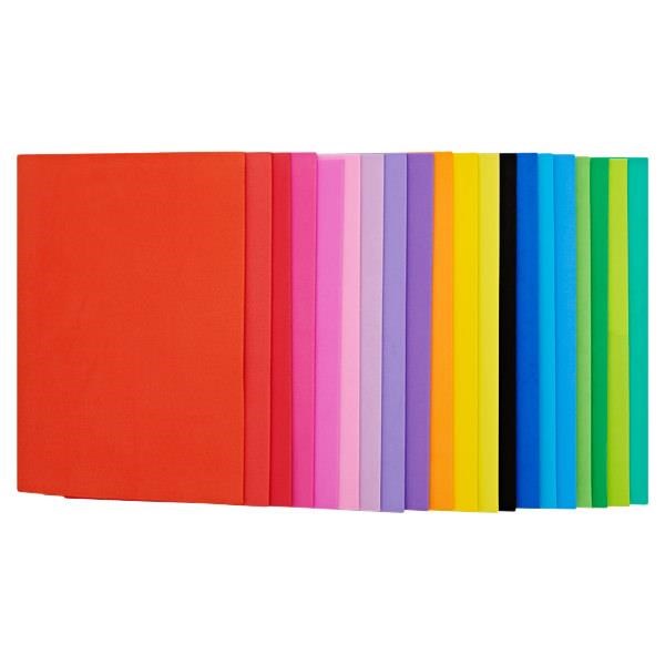 A5 Foam Sheets Primary Colours Pack of 20