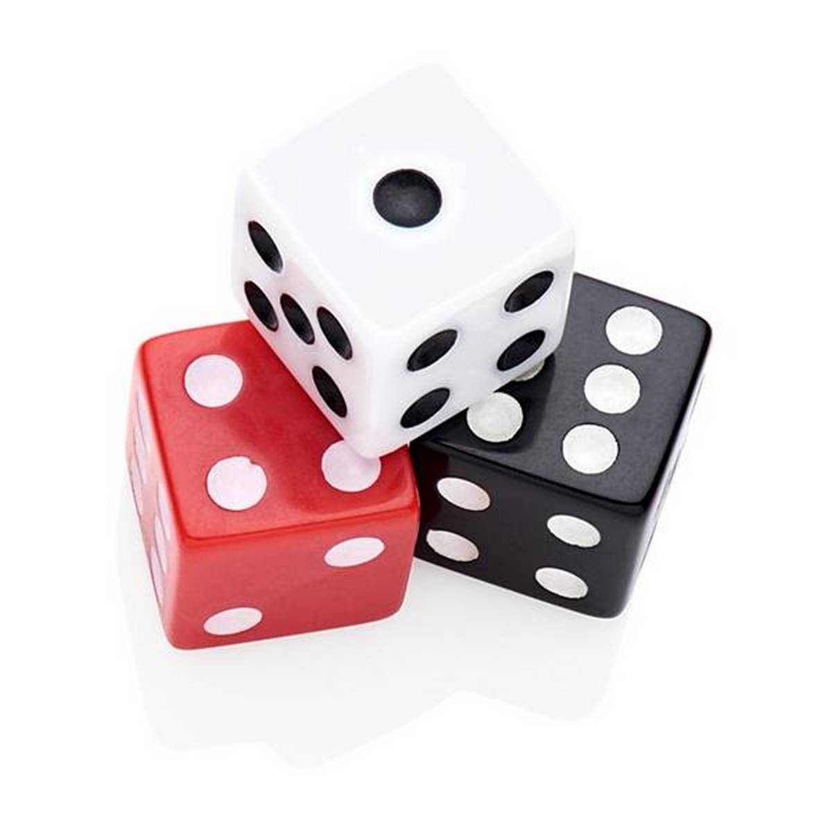 Dot Dice 16mm Round Corner Spot - Coloured