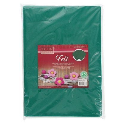 A4 Felt Sheets Colours Pack Of 10