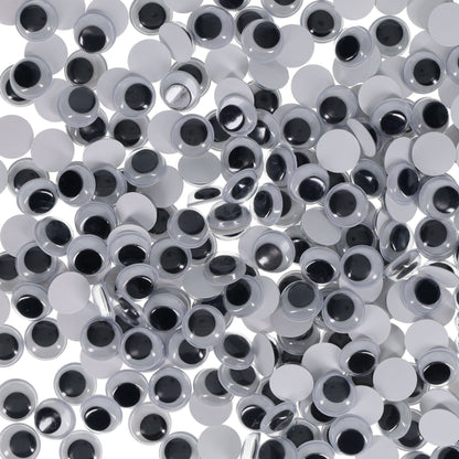 Self Adhesive Goggly Eyes - 12mm Tub of 800