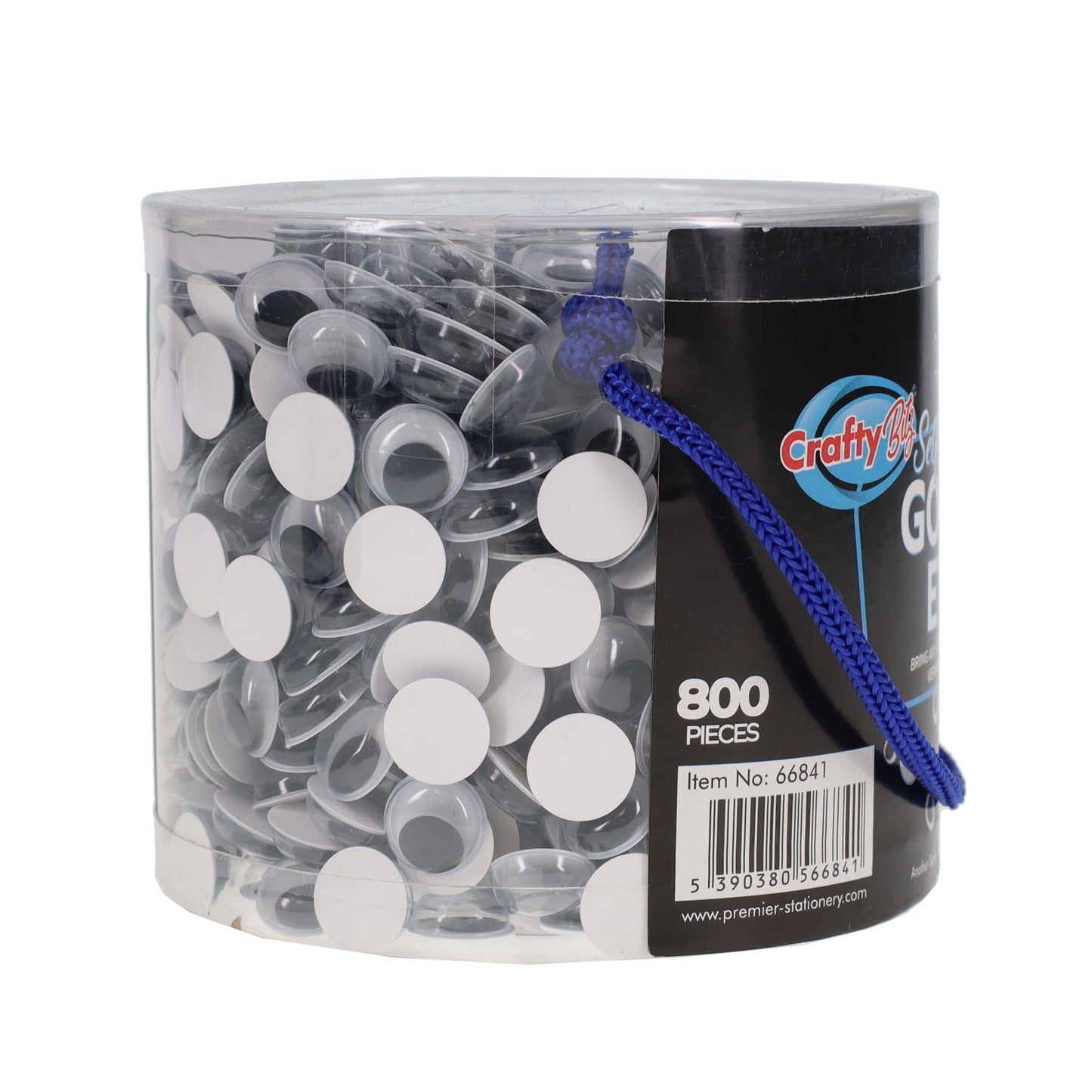 Self Adhesive Goggly Eyes - 12mm Tub of 800