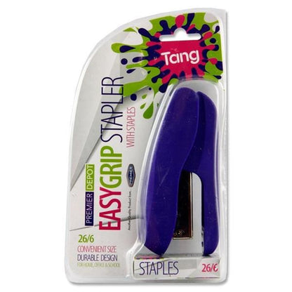 Premto Pastel Easy Grip Stapler & 26/6 Staples