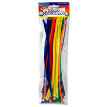 Craft Chenille Pipe Cleaners 12" Rainbow Colours Pack Of 42