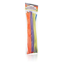 Craft Chenille Pipe Cleaners 12" Rainbow Colours Pack Of 42