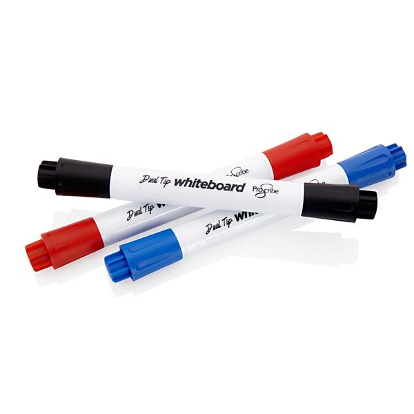 ProScribe Twin Tip Whiteboard Markers Pack of 3
