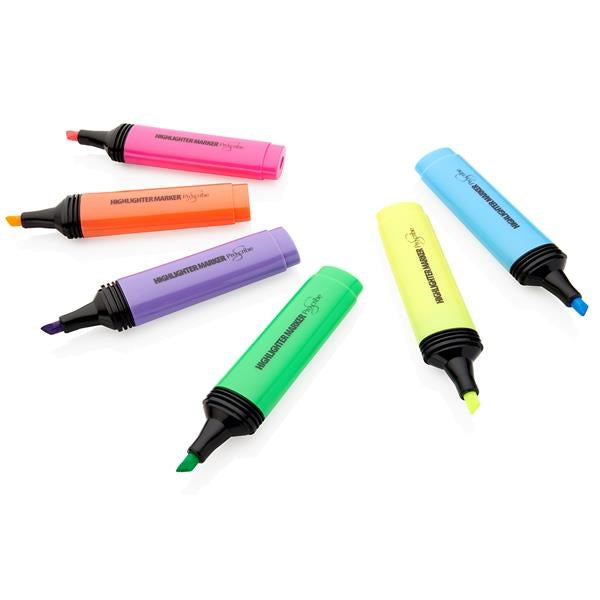 ProScribe Assorted Highlighters Pack of 6
