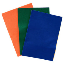 A4 Felt Sheets Assorted Colours Pack Of 10